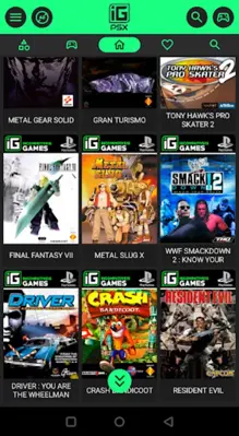 IGAMES PSX android App screenshot 2